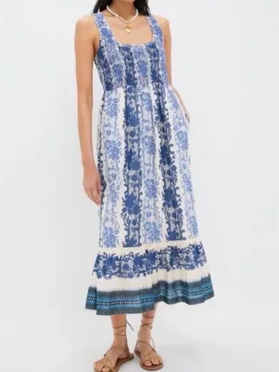 Tuckernuck Dresses & Skirts - Tuckernuck Bondi Blues Cotton Mallie Dress NWT size XL